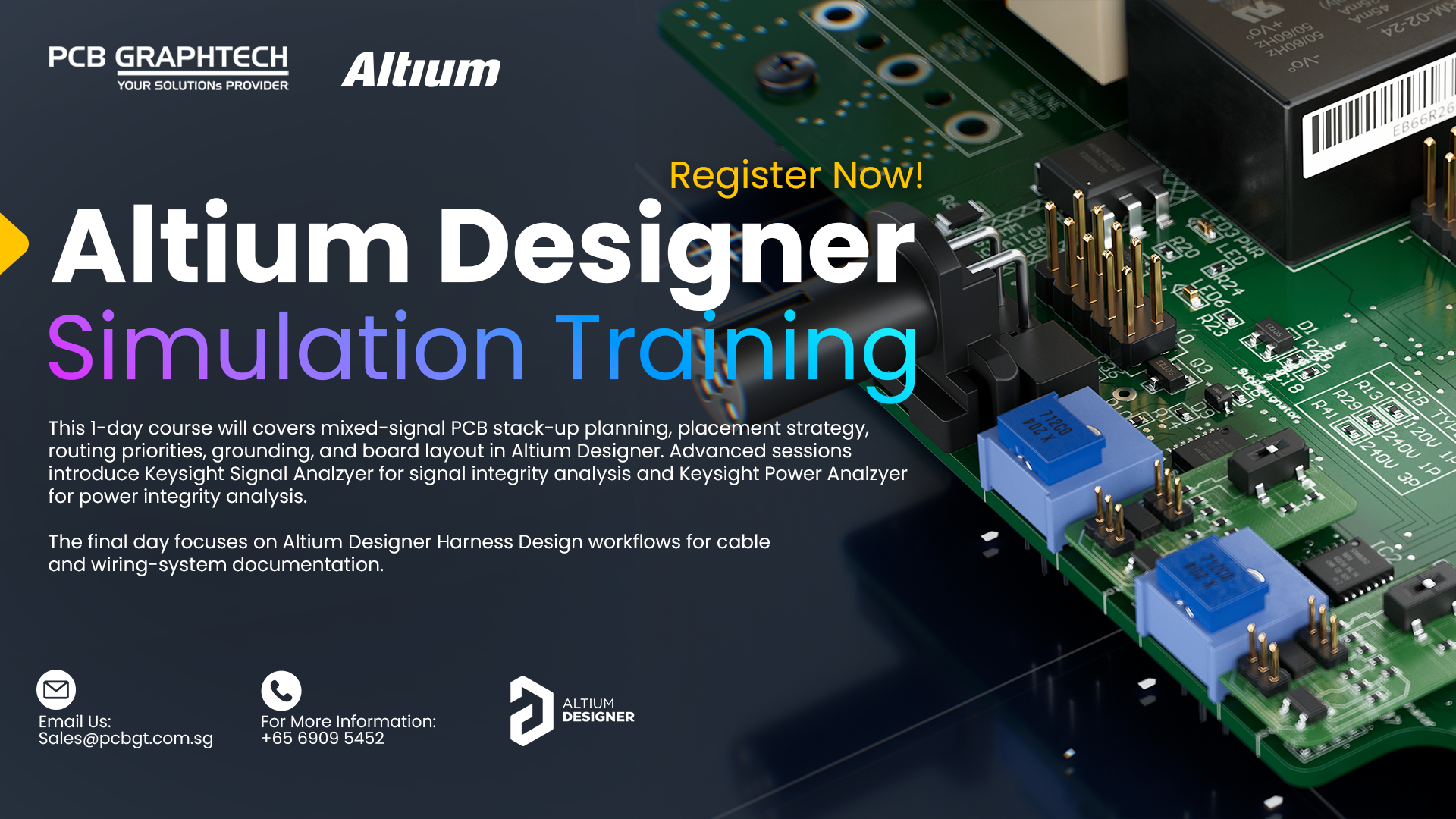 Altium Designer Simulation Training - PCB GraphTech Pte Ltd